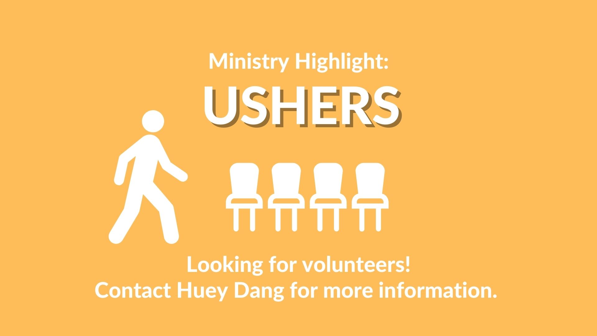 Ministry Highlight: Ushers